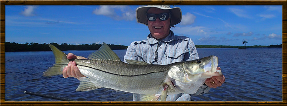 Experienced fishing guide Captain Buddy Ferber in action in the 10,000 Islands